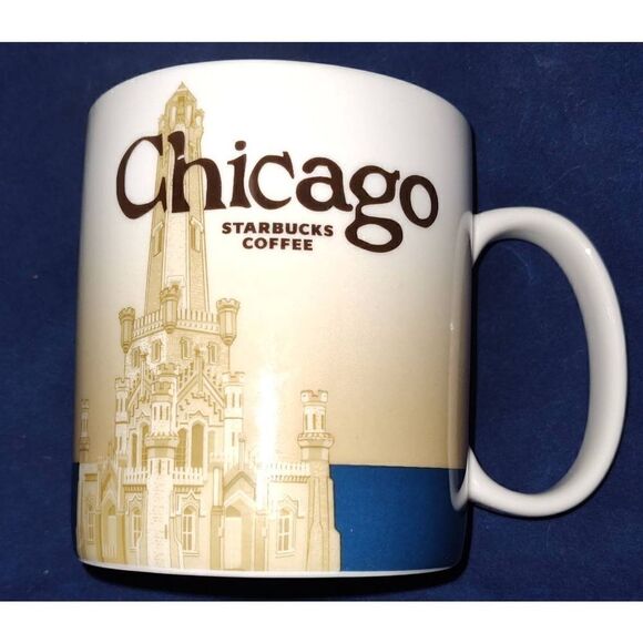 Starbucks Global Icon Mug Cup "Chicago Collector Series" Mugs. 2009 Discontinued - Picture 1 of 8